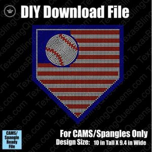 Baseball Stars and Stripes DSG Download File - DSG for CAMS/ProSpangle/Elite