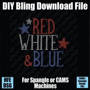 Red White & Blue DSG Download File - DSG for CAMS/ProSpangle/Elite